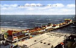 The World Famous Steel Pier Atlantic City, NJ Postcard Postcard