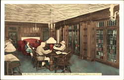 The Hotel Dennis Library Holds Distinctive Charm Atlantic City, NJ Postcard Postcard