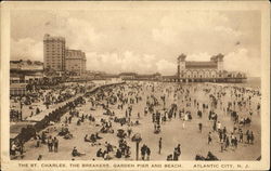 The St. Charles The Breakers Garden Pier And Beach Postcard