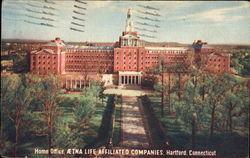 Home Office Aetna Life Affiliated Companies Hartford, CT Postcard Postcard