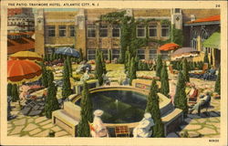 The Patio Traymore Hotel Postcard