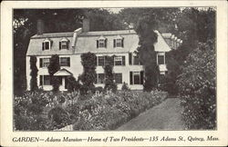 Garden Adams Mansion, 135 Adams St. Postcard