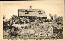 The Old Gott House Rockport, MA Postcard Postcard