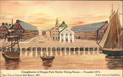 Compliments Of Durgin Park Market Dining Rooms, 30 North Market St Postcard