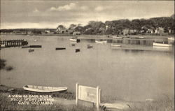 A View Of Bass River, West Dennis Cape Cod, MA Postcard Postcard