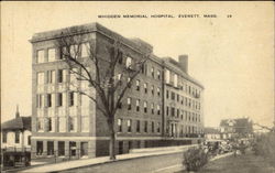 Whidden Memorial Hospital Everett, MA Postcard Postcard