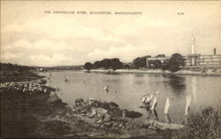 The Annisquam River Gloucester, MA Postcard Postcard