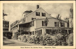 Great Harbour Inn Garden Fence Edgartown, MA Postcard Postcard