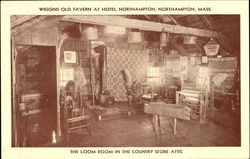 Wiggins Old Tavern At Hotel Northampton Massachusetts Postcard Postcard