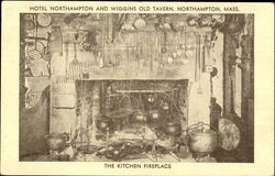 Hotel Northampton And Wiggins Old Tavern Postcard