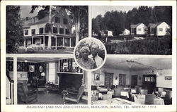 Highland Lake Inn And Cottages Bridgton, ME Postcard Postcard