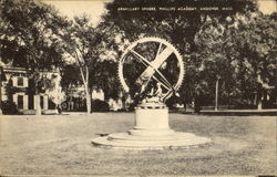 Armillary Sphere, Phillips Academy Andover, MA Postcard Postcard