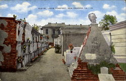 Old St. Louis Cemetery New Orleans, LA Postcard Postcard