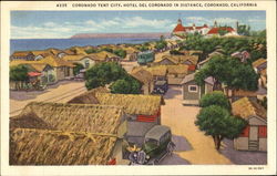 Coronado Tent City Postcard