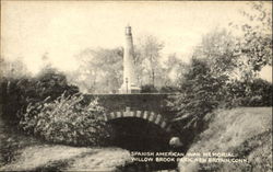 Spanish American War Memorial, Willow Brook Park Postcard