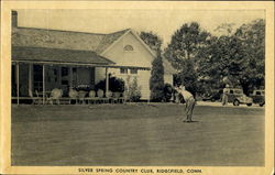 Silver Spring Country Club Ridgefield, CT Postcard Postcard