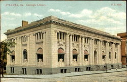 Carnegie Library, U. S. 695 Atlanta, GA Postcard Postcard