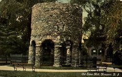 Old Stone Mill Newport, RI Postcard Postcard