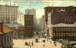 Westminster Street Looking West Providence, RI Postcard Postcard