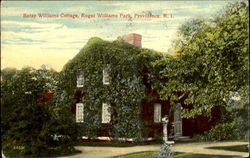 Betsy Williams Cottage, Roger Williams Park Postcard