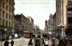 Broadway Corner Fourth Postcard