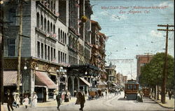 West Sixth Street Los Angeles, CA Postcard Postcard