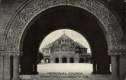 Memorial Church, Stanford University Palo Alto, CA Postcard Postcard