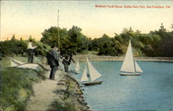 Miniature Yacht Races, Golden Gate Park San Francisco, CA Postcard Postcard