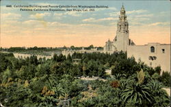 California Building and Puente Cabrillo Postcard