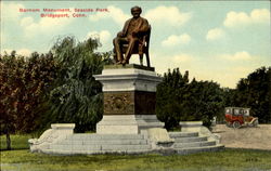 Barnum Monument, Seaside Park Postcard