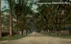 Bronson Avenue, Greenfield Fairfield, CT Postcard Postcard