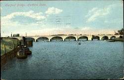 Hartford Bridge Connecticut Postcard Postcard