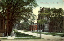 Hillhouse Ave New Haven, CT Postcard Postcard