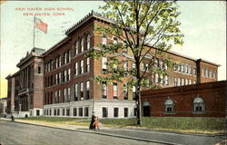 New haven High School Connecticut Postcard Postcard