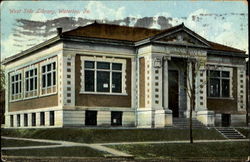 West Side Library Waterloo, IA Postcard Postcard