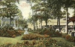 Scene In Ponce De Leon Park Atlanta, GA Postcard Postcard