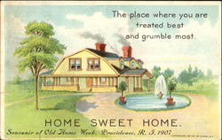 Home Sweet Home Postcard