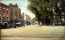 Mich St. From Dixon House Sq Westerly, RI Postcard Postcard