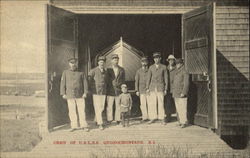 Crew Of U.S.L.S.S. Quonochontaug, RI Postcard Postcard