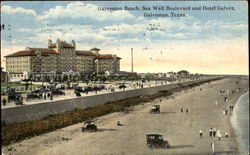 Galveston Beach Texas Postcard Postcard