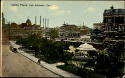 Alamo Plaza Postcard