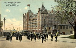 Fort Monroe Garrison On Parade Virginia Postcard Postcard