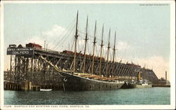 Norfolk And Western Coal Piers Postcard