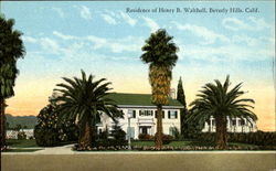 Residence of Henry B. Walthall Postcard