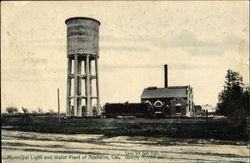 Municipal Light And Water Plant Postcard