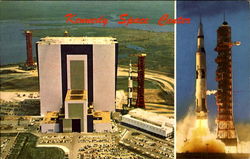 Kennedy Space Center Florida Space & Rockets Postcard Postcard