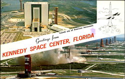 Greetings From Kennedy Space Center Postcard