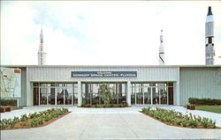 Entrance To Visitors Information Center Space & Rockets Postcard Postcard