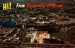 Hi! From University Of Miami Postcard