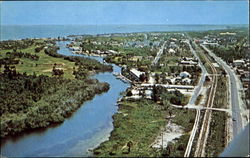 Air View Of Boca Grande On Gasparilla Island Florida Postcard Postcard